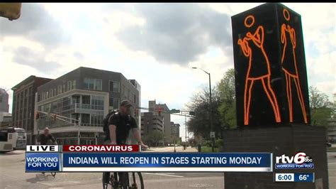 Indiana Will Reopen In Stages Starting Monday Youtube