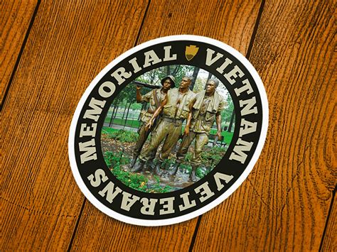 Vietnam Veterans Memorial Vinyl Sticker Choose 1 Decal Or Etsy