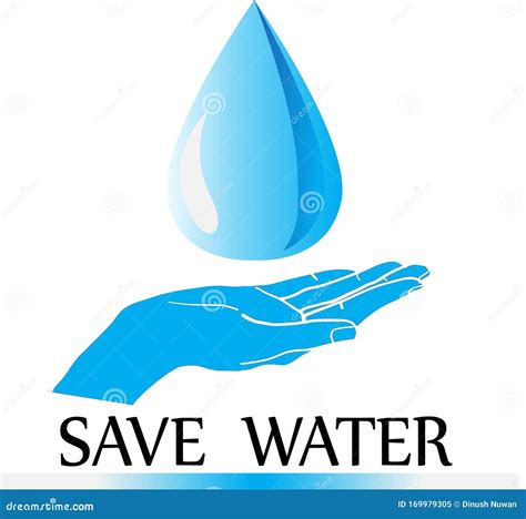Water Save Hand Logo Stock Illustrations 2649 Water Save Hand Logo