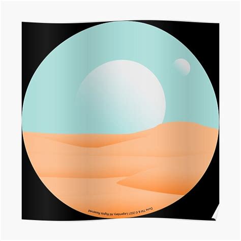 Dune Arrakis Poster For Sale By Pcb1981 Redbubble