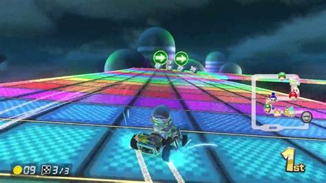 Mario Kart 8 Deluxe Snes Rainbow Road 1080 Hd Youtube In 2023