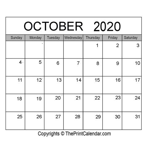 Printable october 2020 calendar will help you in planning holiday and your office work for employees and time table for study too students. October 2020 Jewish Print Calendar | Example Calendar ...