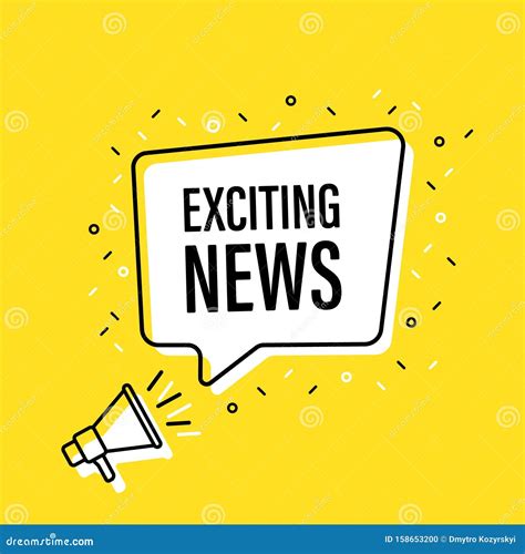 Exciting News Sign Or Stamp Cartoon Vector 145699023