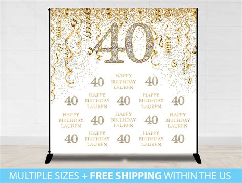 Step And Repeat Backdrop Birthday Banner Birthday Backdrop Etsy