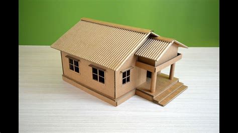 Can you make a cat house out of cardboard? Make a Beautiful House from Cardboard - simple DIY ...