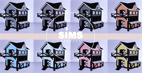 Simbarb Sims 4 Chicken Coop Recolor 20 New Swatches 20