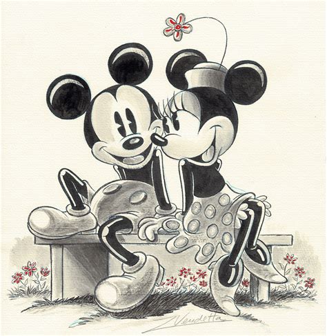 Mickey And Minnie Drawing At Explore Collection Of