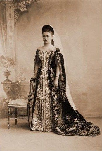 Russian Court Dress Photograph Of Olga Nikolaevna Repnina In Her Ceremonial Dress To The