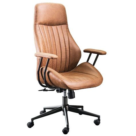 High Back Ergonomic Computer Executive Chair Suede Deepen Seat And