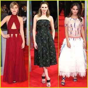 Imogen Poots Laura Carmichael BAFTAs With Alicia Vikander BAFTAs Alicia Vikander