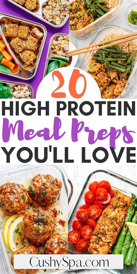 20 High Protein Meal Prep Ideas Artofit