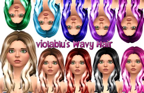 Violablus Long Wavy Hair In 10 Colors Candie Hair Texture Violablu ♥