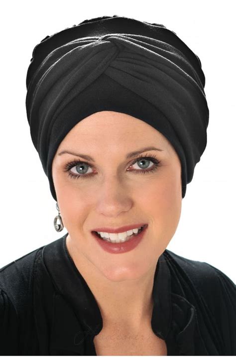 A Flattering Pleated Turban With A Matching Twist Band Hats For