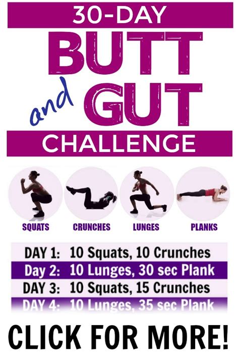 30 day butt gut and leg challenge printable printable