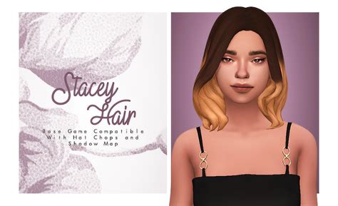 Love 4 Cc Finds Sims Hair Sims 4 Flowers In Hair