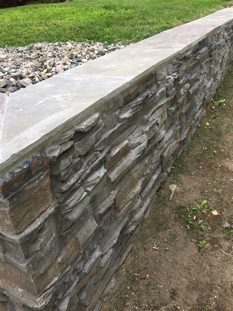 Rock Retaining Wall Conceal Your Concrete Wall With Faux Stone