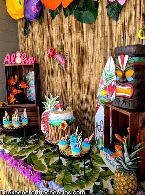 Hawaiian Luau Party The Keeper Of The Cheerios
