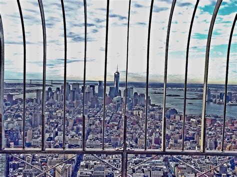 Nyc From The Top Of Empire State Building