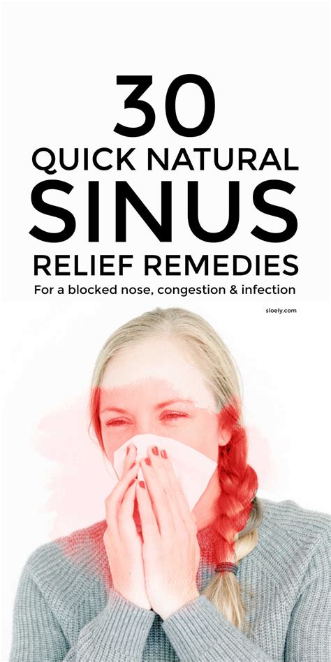 Natural Sinus Congestion Relief Remedies