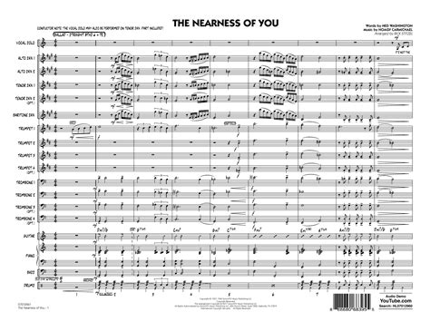 Rick Stitzel The Nearness Of You Key C Conductor Score Full Score Sheet Music And