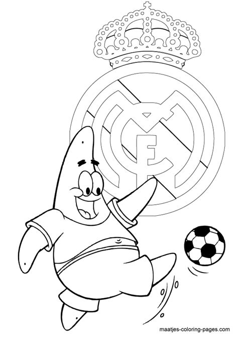 Real Madrid Coloring Pages