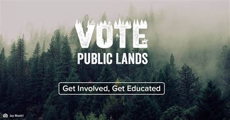 Vote Public Lands Take Action Social Media American Hiking Society