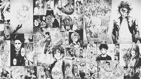 Manga Black And White Wallpapers Wallpaper Cave