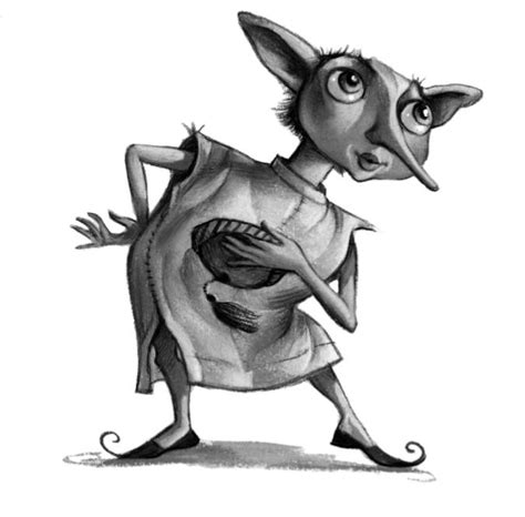 Image Dobby Illustration Harry Potter Wiki Wikia