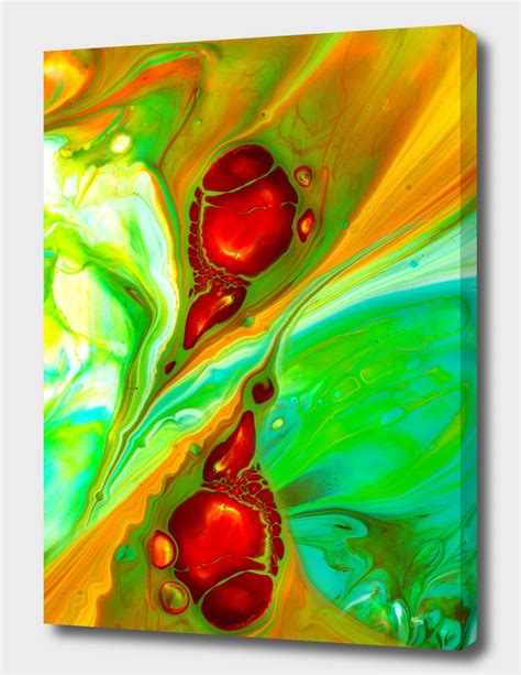 Acrylic Abstract Canvas Print By Annemarie Ridderhof Exclusive Edition From 59 Curioos