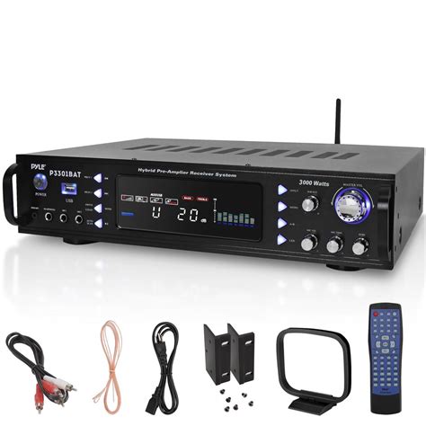 Pyle P3301bat Home And Office Amplifiers Receivers Sound And