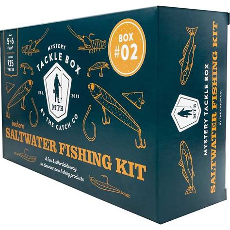 Mystery Tackle Box Saltwater Fishing Kit Academy