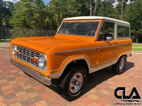 Rare Bold Orange 1974 Ford Bronco Is One Of Just 264 Produced