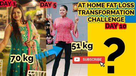 Day 5 💪 No Egg 🙂 Veg Diet😋 💪at Home Fat Loss Transformation Challenge