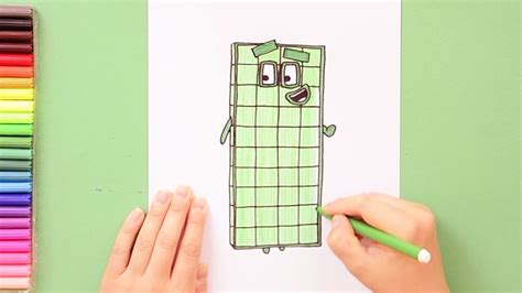 Numberblocks How To Draw And Coloring Numberblocks Blinks Eyes My Xxx Hot Girl