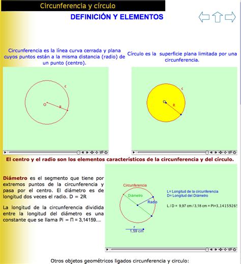 Circunferencia Y Círculo Definición Y Elementos Recurso Educativo