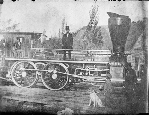 C 1850 Raleigh Gaston Railroad President Wr Vass And Locomotive