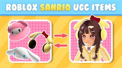 New Sanrio Roblox Ugc Items With Id Codes And Links Youtube