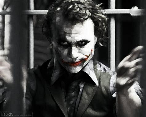 Simply Joker Blacknwhite By Tokson On Deviantart