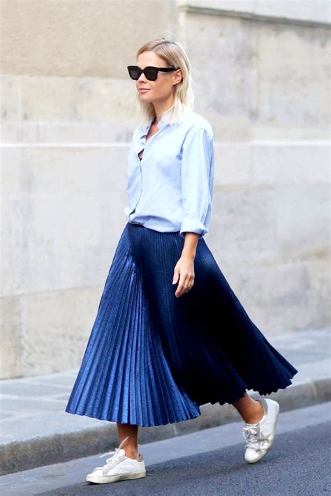 3 stylish ways to wear a pleated midi skirt bloglovin fashion pleated skirt outfit pleated