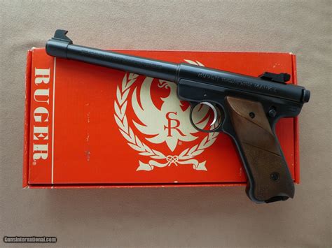 Ruger Mark 1 Target 22 Pistol With Original Box And Shipping Sleeve