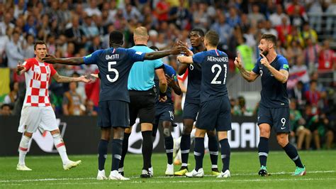 huge var controversy as france score world cup final penalty eurosport