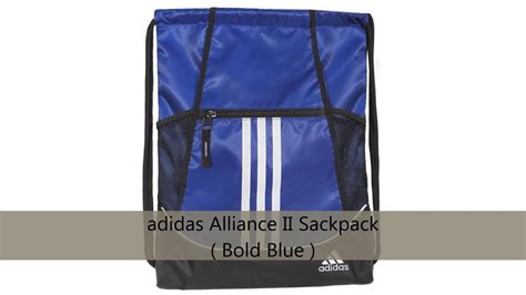 Adidas Alliance II Sport Team Sackpack YouTube