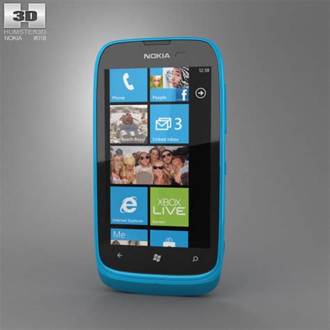 The best and worst phones, in pictures. Nokia Lumia 610 3D model - Humster3D