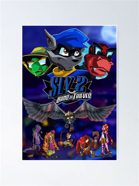 Sly 2 Band Of Thieves Klaww Gang Poster For Sale By Daxtermaster