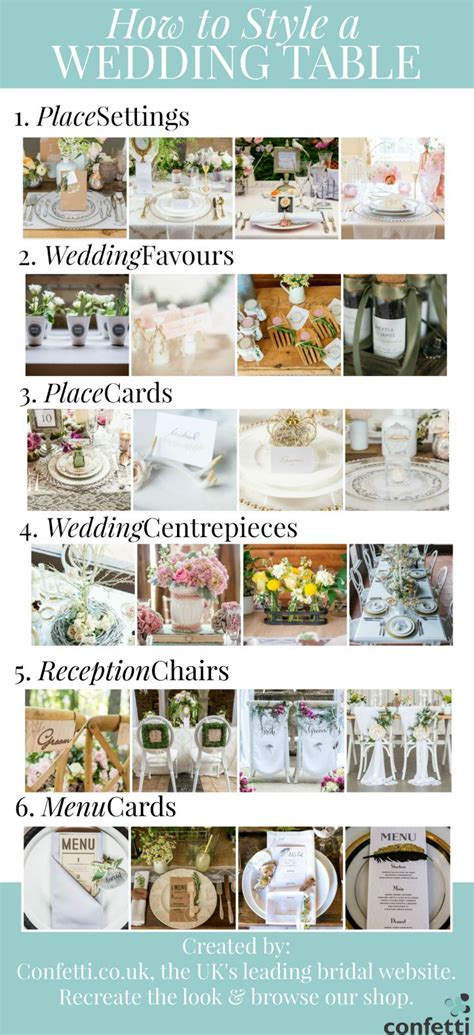 Maybe you would like to learn more about one of these? The only things you'll need to style your wedding reception tables. Remember this: stay t ...
