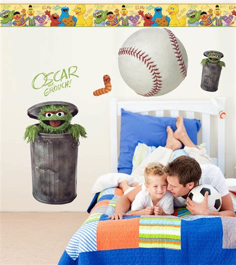 Wallhogs Sesame Street Oscar Room Makeover Wall Decal Kit Wall Decals