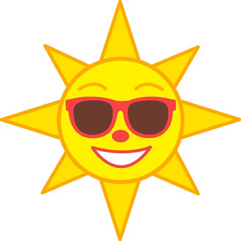 Check spelling or type a new query. Cartoon Sun With Sunglasses - Cliparts.co