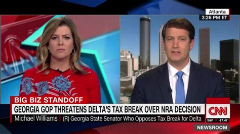 CNN Anchor Questions Georgia Lawmaker Over Delta Video Business News