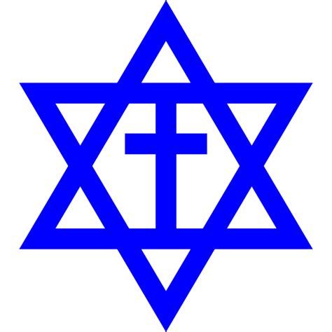 Blue Jewish Symbol Free Svg