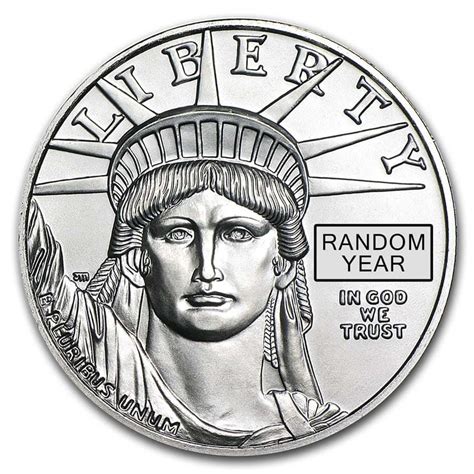 Platinum Coin American Eagle Random Year 1 Oz Silver Bullion